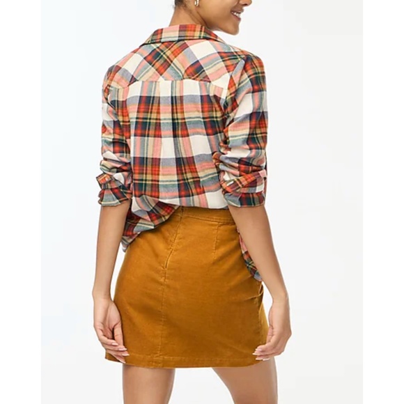 J.Crew Corduroy button-front mini skirt - Picture 3 of 3